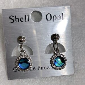 SALE! Lovely New Zealand Paua Shell Earrings
